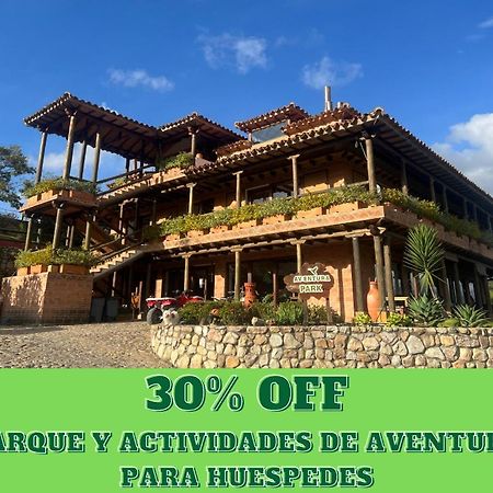 Hotel, Bungalows, Chalet Y Cabanas Aventura Park Villa De Leyva La Periquera Kültér fotó