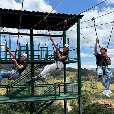 Hotel, Bungalows, Chalet Y Cabanas Aventura Park Villa De Leyva La Periquera Kültér fotó