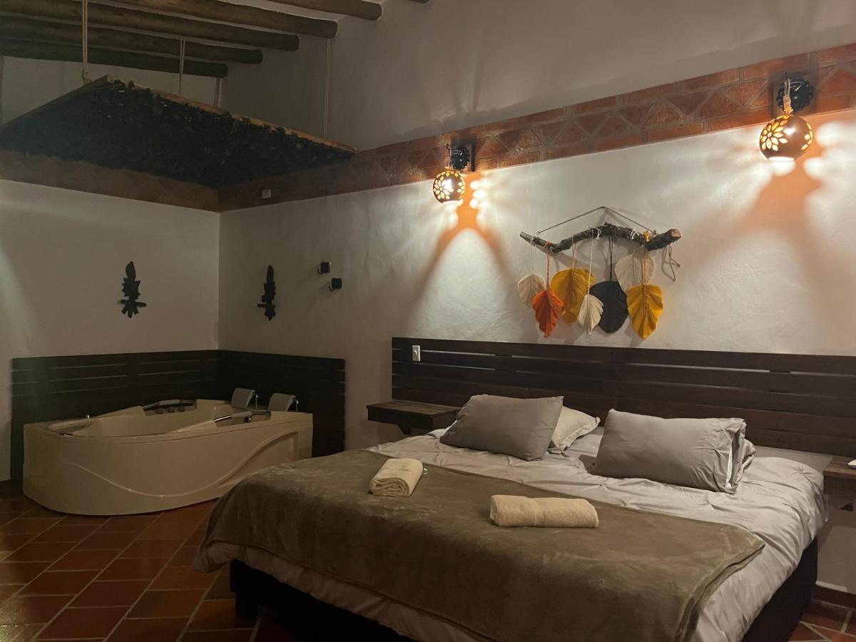 Hotel, Bungalows, Chalet Y Cabanas Aventura Park Villa De Leyva La Periquera Kültér fotó