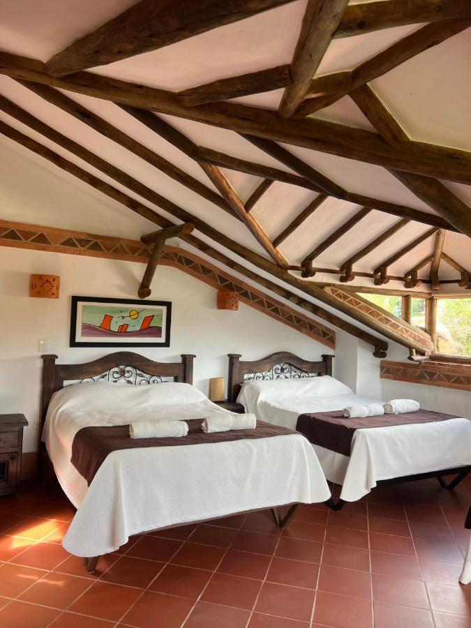 Hotel, Bungalows, Chalet Y Cabanas Aventura Park Villa De Leyva La Periquera Kültér fotó