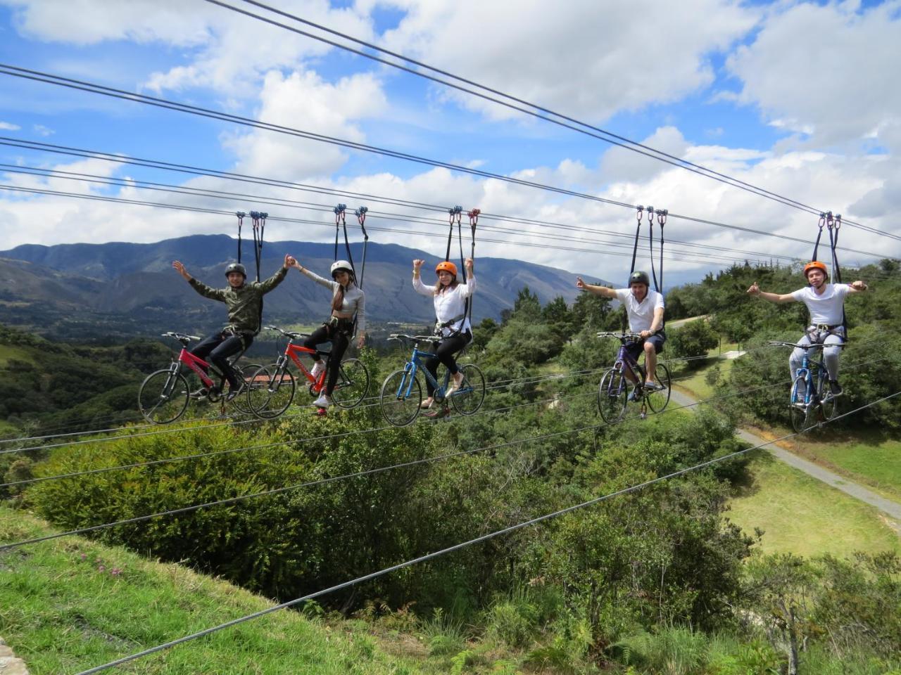 Hotel, Bungalows, Chalet Y Cabanas Aventura Park Villa De Leyva La Periquera Kültér fotó